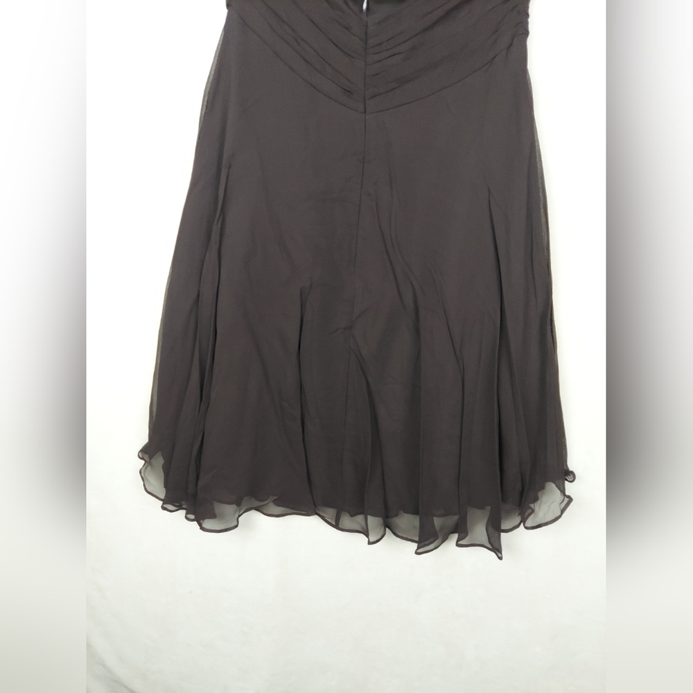 Robbie Bee 90s Y2K Halter Silk Dress Womens Size 12 Whimsigoth - Picture 8 of 12